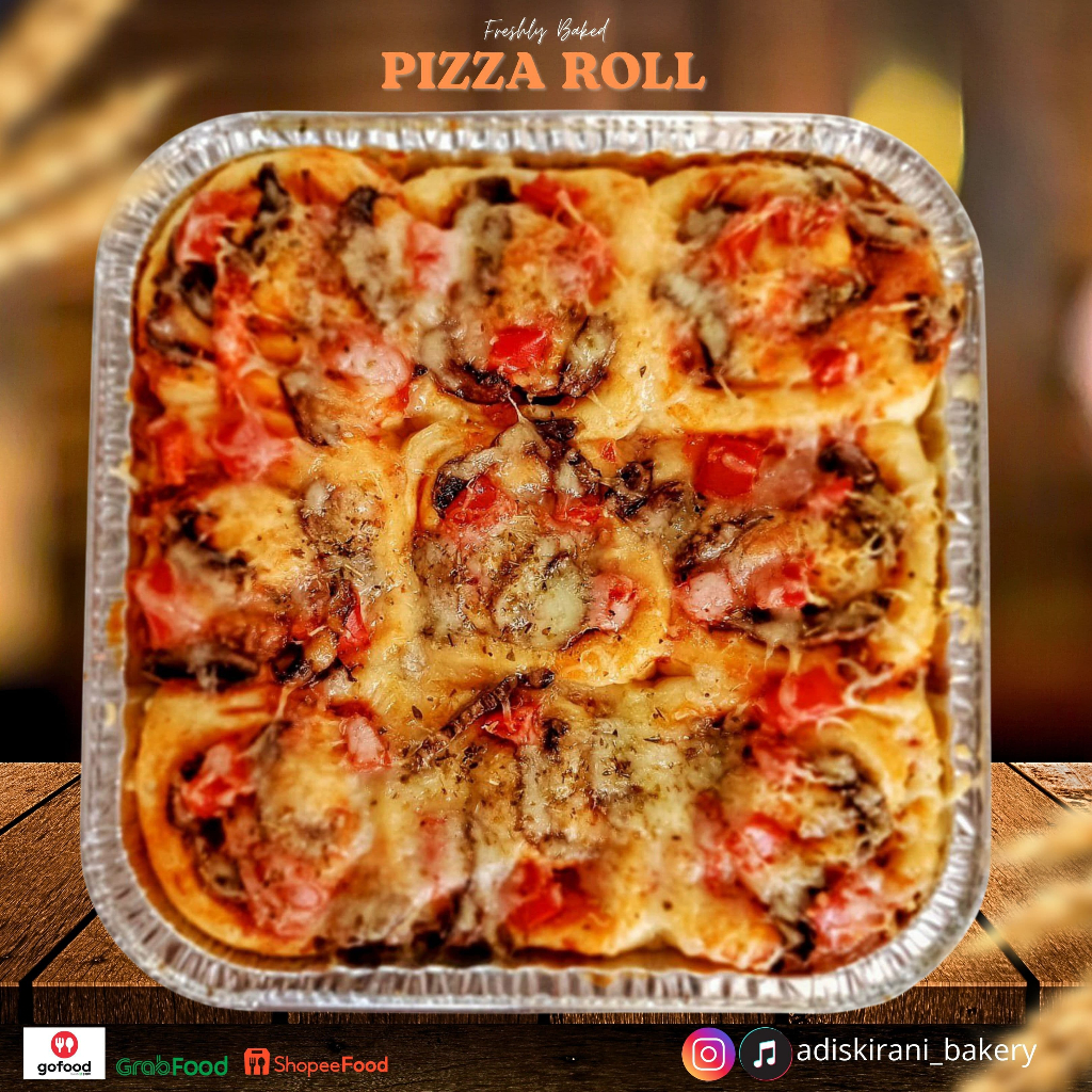 

ROTI PIZZA ROLL / PIZZA GULUNG SPESIAL SAUS PIZZA