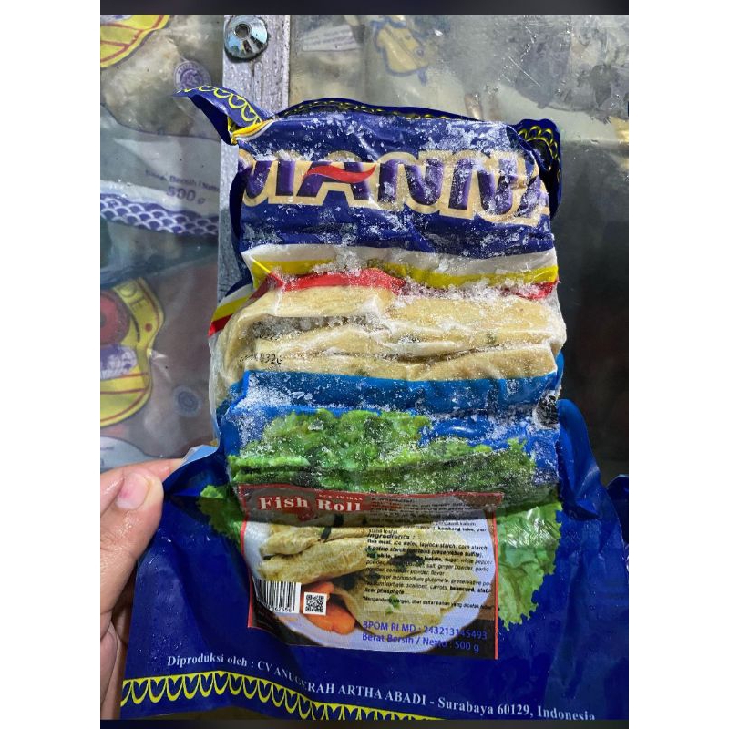 

fish roll manna 500gram