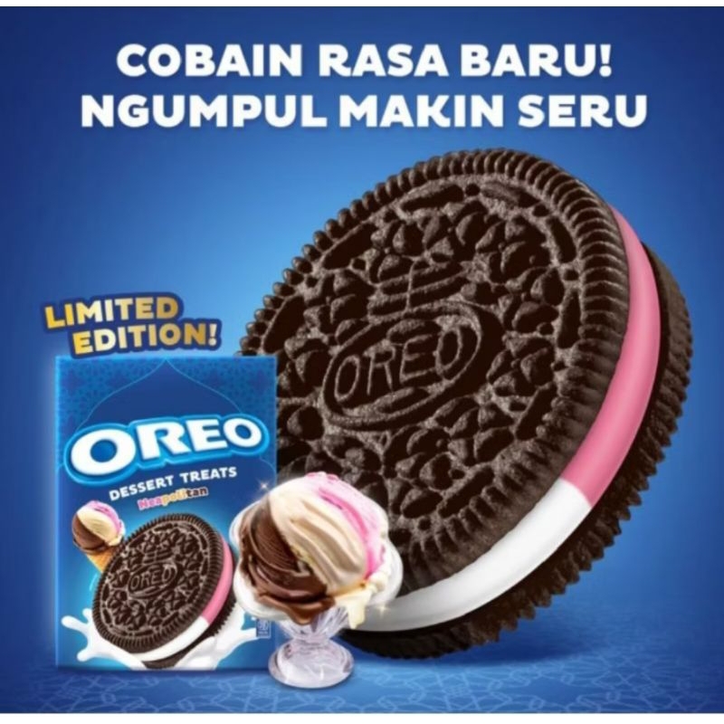 

Oreo dessert treats 393gr, isi 3pcs Oreo 131gr