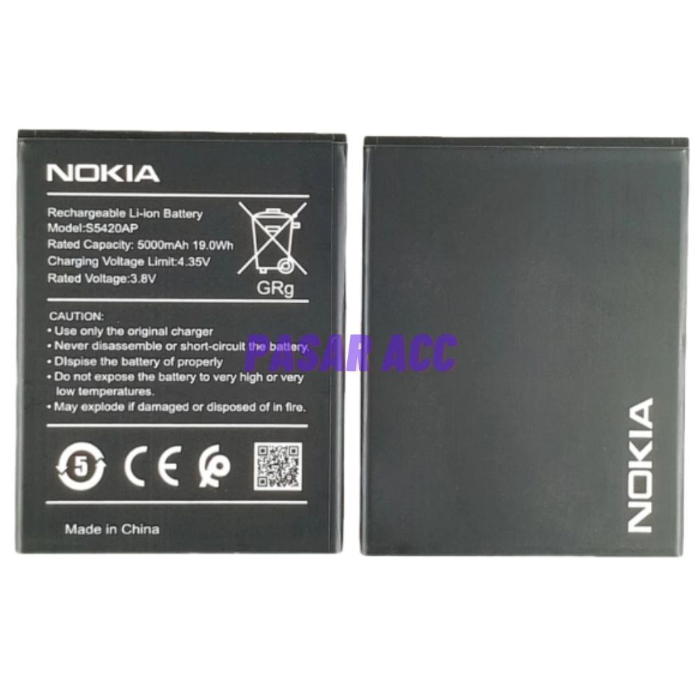 Baterai Jadul Nokia C1 - TA-1165 - TA1165 - 2020 Model S5420AP Battery Batre Original