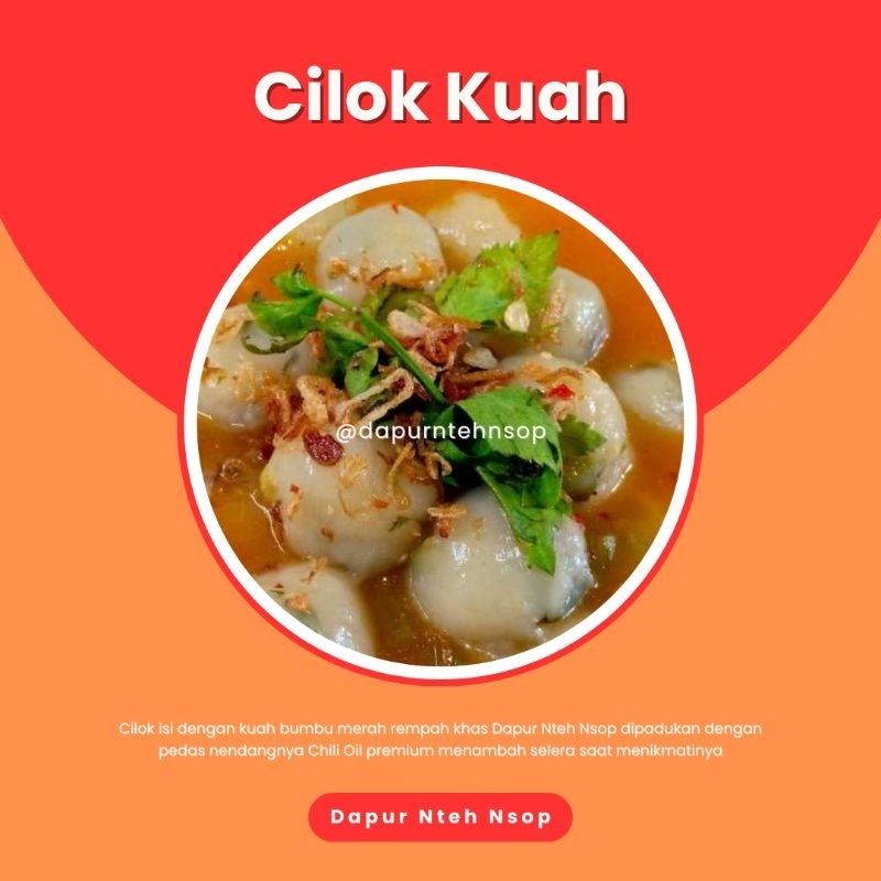 

Cilok Kuah Isi / Baso Aci