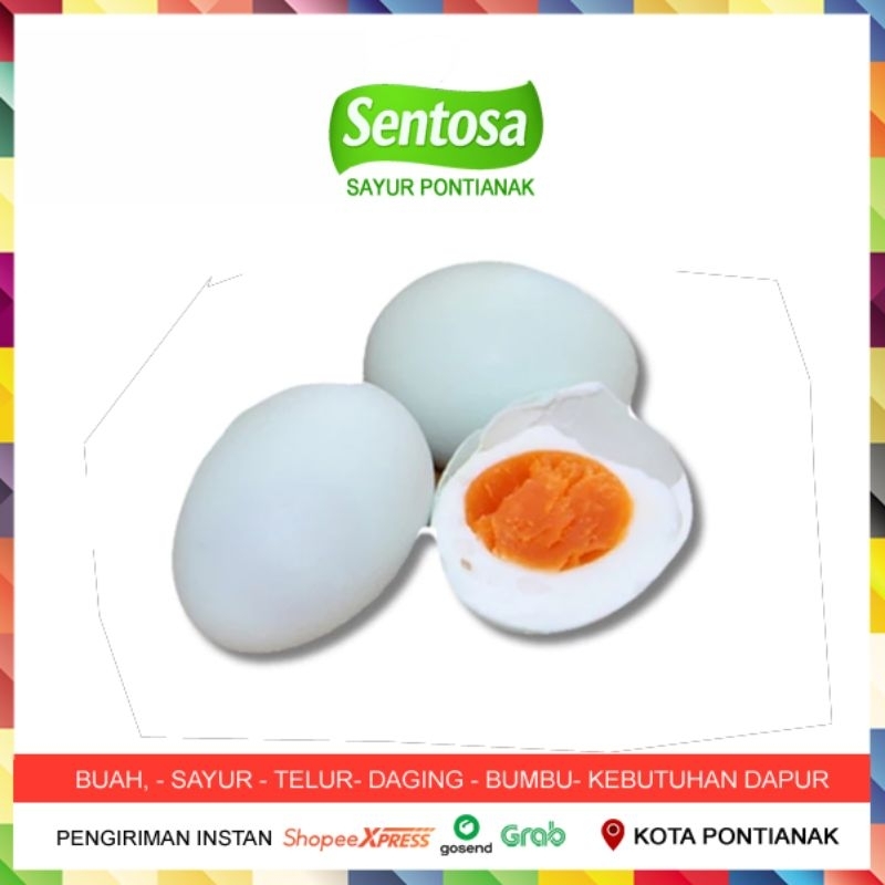 

Telur Asin Telur Bebek Sentosa Sayur Pontianak
