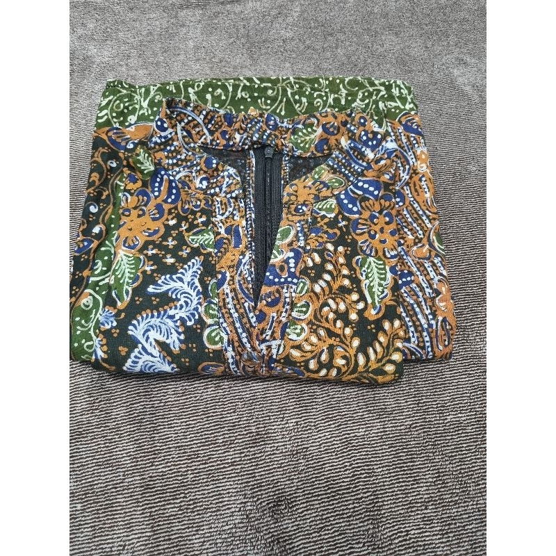 Preloved Dress Wanita Batik Tulis