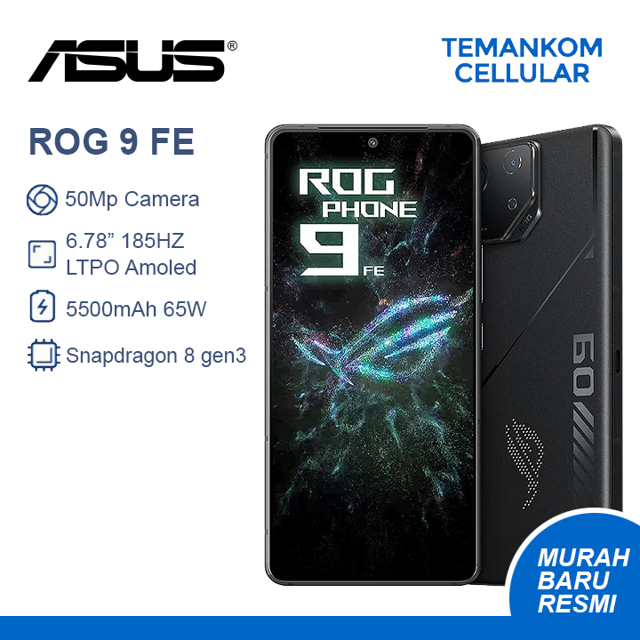 ASUS ROG PHONE 9 FE 5G 12/256 12GB 256GB Hape gaming 2025 GARANSI RESMI