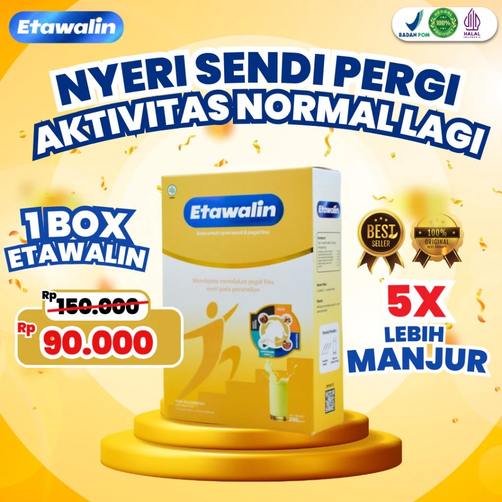 

PROMO TERMURAH!!! Etawalin 1 BOX- Mengatasi Nyeri Sendi Aktivitas Normal 100% Manjur