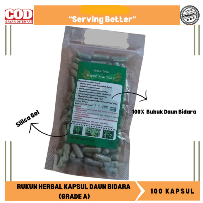 

Kapsul Daun Bidara isi 100 Kapsul / Manfaat untuk kesehatan fisik dan spiritual.