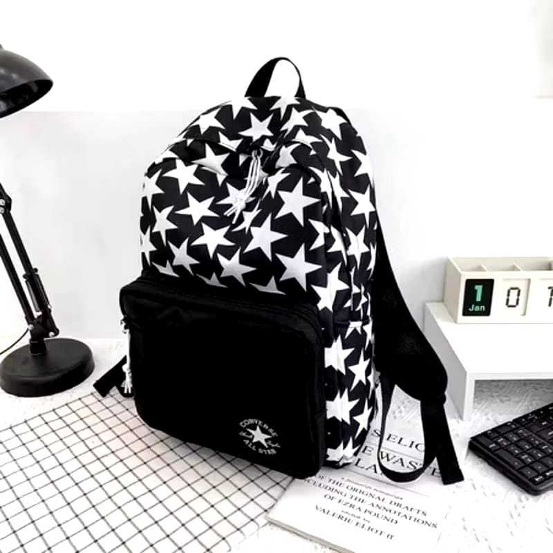 Converse Unisex Straight Edge Premium Backpack - Tas Ransel Original 100%