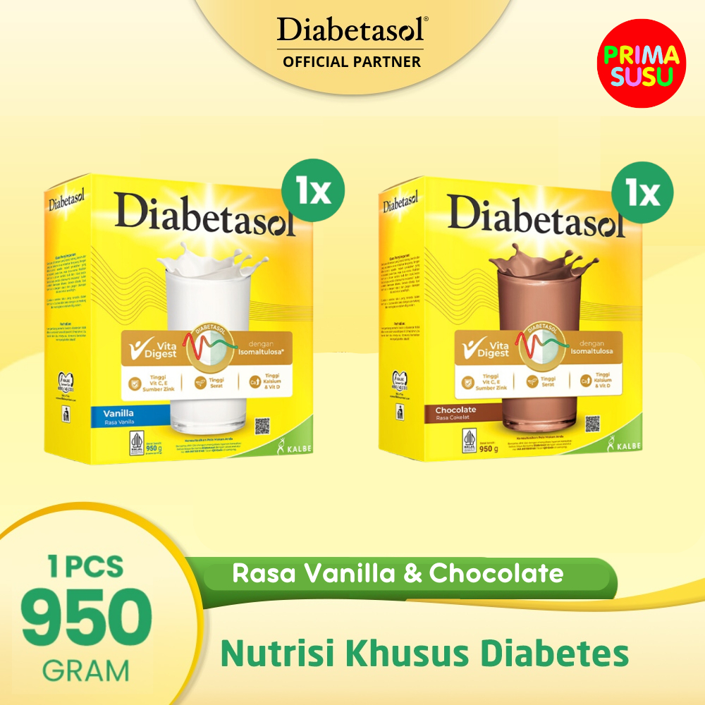 

Diabetasol 950Gr, Cokelat, Vanila