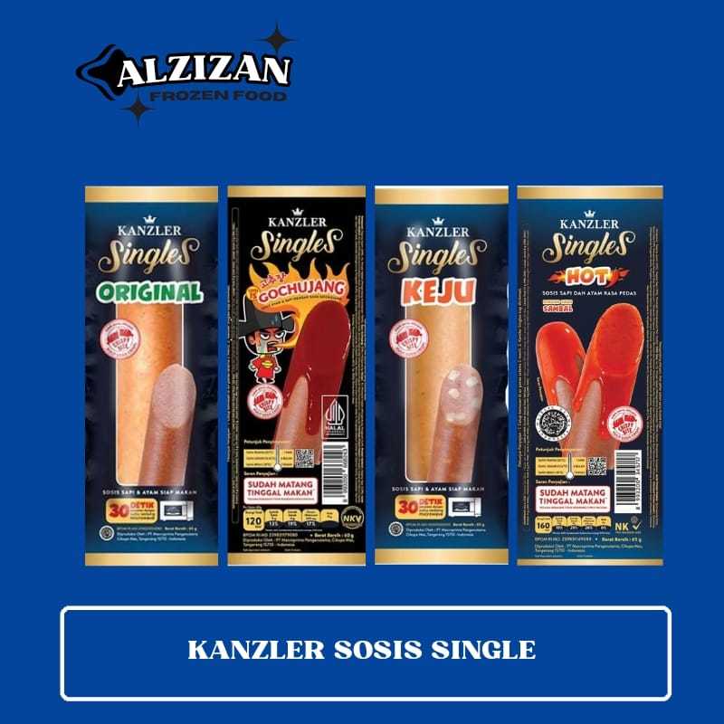 

Kanzler Sosis Singles 60gr Original Hot Gochujang