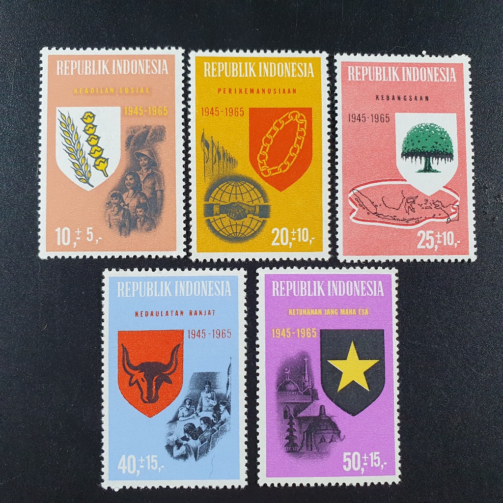 

Perangko Pancasila 1965 Set