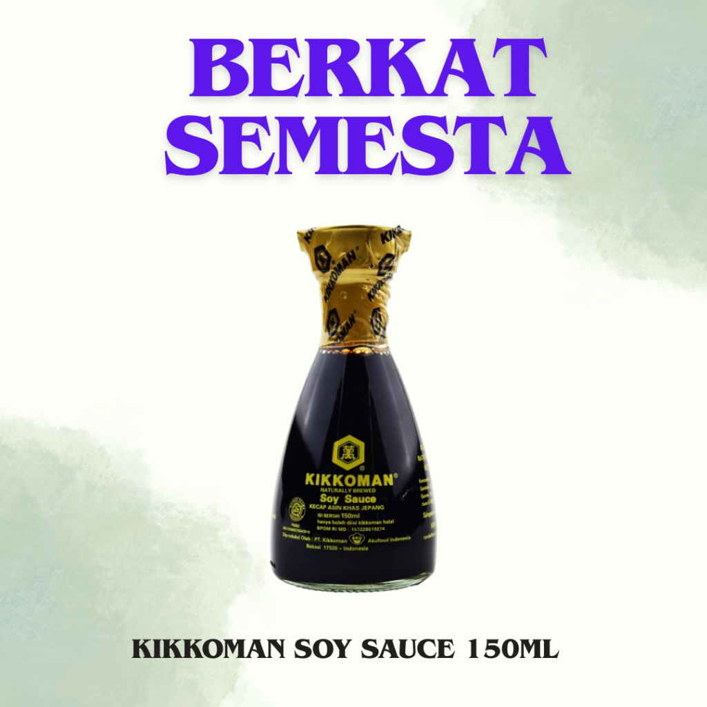 

Kikkoman Soy Sauce Kecap asin 150ml