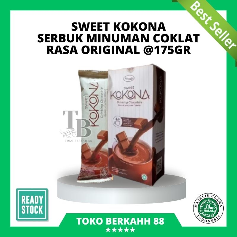 

SWEET KOKONA | BUBUK MINUMAN COKLAT ORIGINAL | 1 BOX ISI 5 SACHET