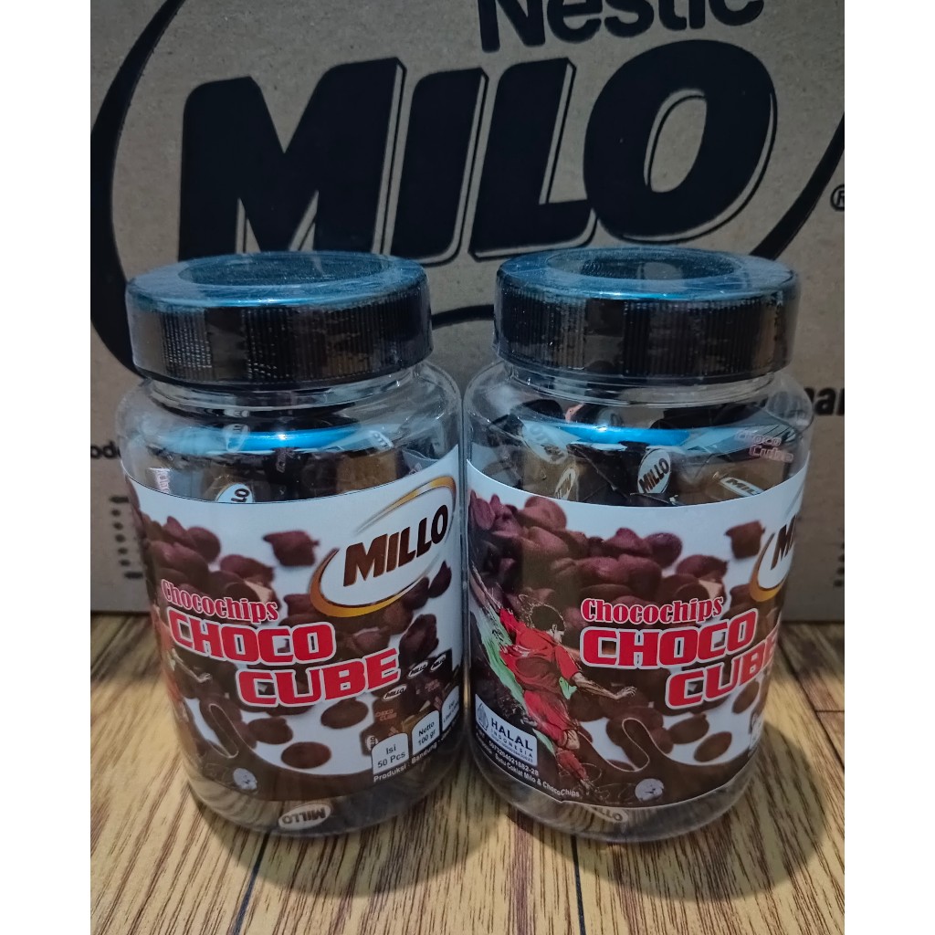 

Millo Cube Lokal Chocochips 2 Toples (Per Toples Isi 50 Cube)