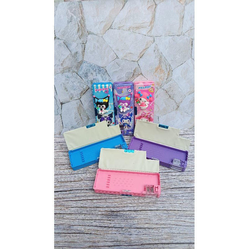 

tempat Pensil Anak/Kotak Pensil Sanrio 3D Karakter Ada Rautan