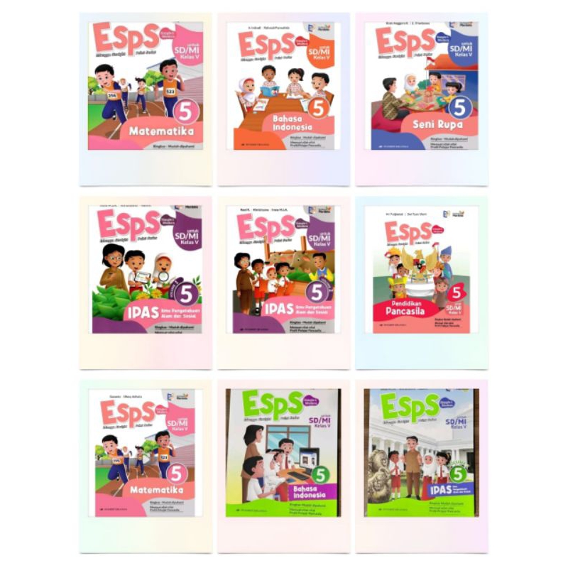 ESPS MATEMATIKA IPAS V1 DAN IPAS V2 BAHASA INDONESIA PANCASILA SENI RUPA KELAS 5SD KURIKULUM MERDEKA