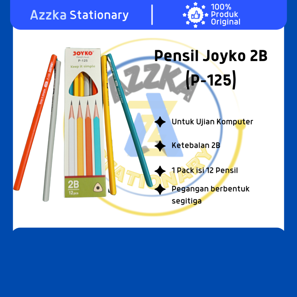 

Pensil 2B Joyko P-125 (1pack)