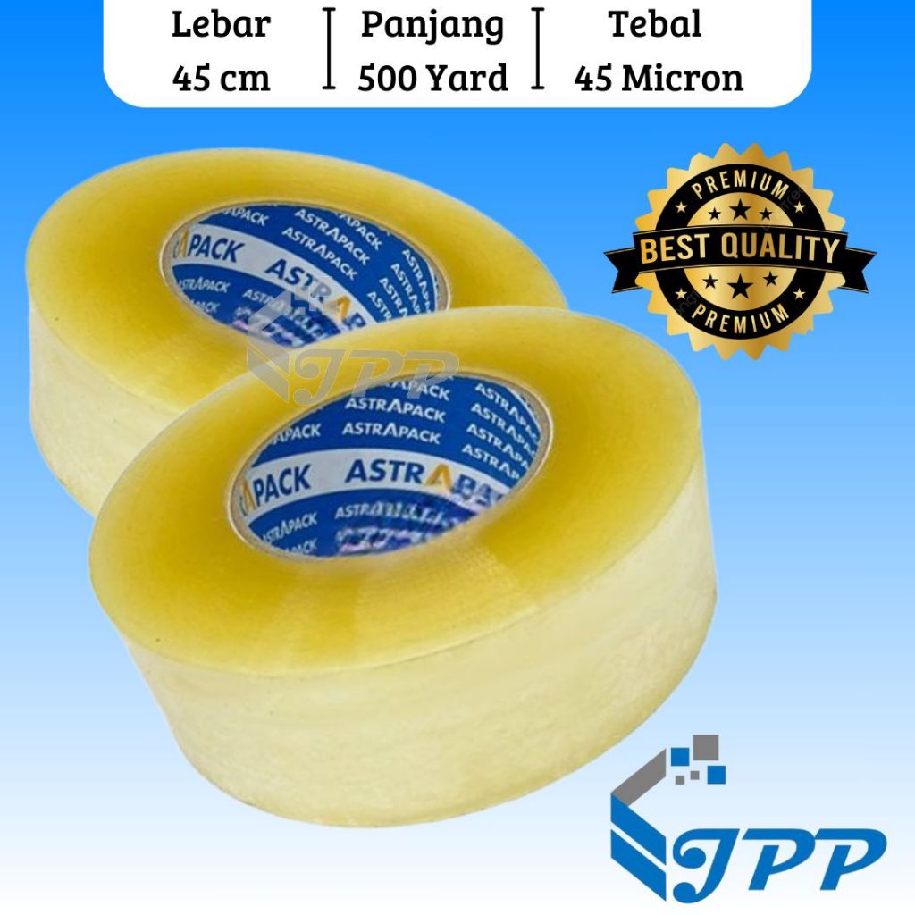 

LAKBAN BENING - COKELAT 45 MM X 500 YARD JUMBO 45 MICRON ASTRAPACK KUALITAS DAIMARU SUPER LENGKET PALING MURAH / LAKBAN JUMBO ROLL