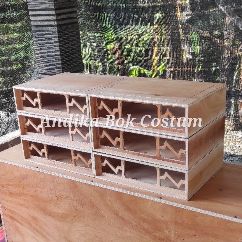 Box Power Amplifier 5 Ampere Besar Bahan Triplek 9 MM Berkualitas Finishing Halus