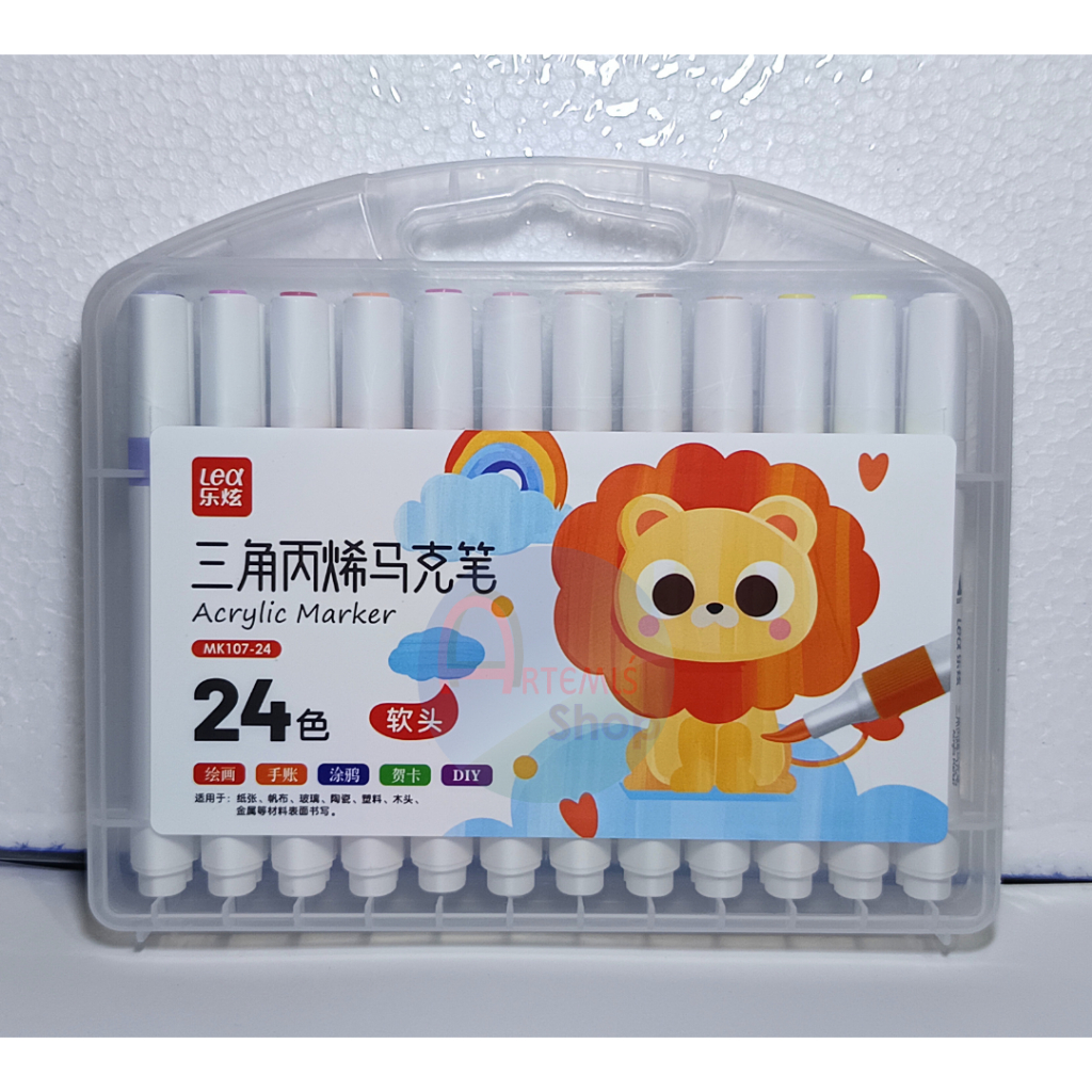 

Spidol Akrilik / Acrylic Marker LEA MK107-24 24 Warna