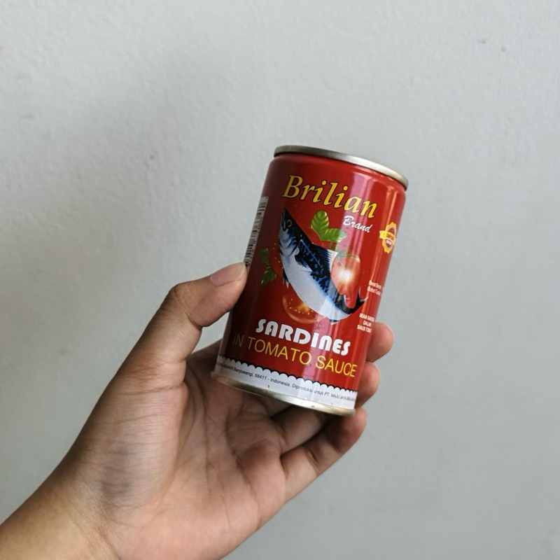 

Sarden Brilian Saus Tomat 155 gram - Sarden Kaleng - Sarden - Toko Sembako Bokap