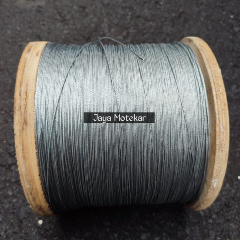 Wiro Rope Kawat Seling Baja 1 mm Sling galvanis 1mm Tali Kawat Baja 1mm