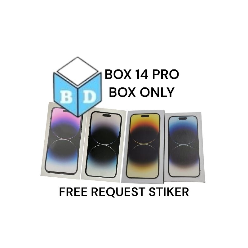 

BOX/KOTAK 14 PRO BOX ONLY,WARNA LENGKAP