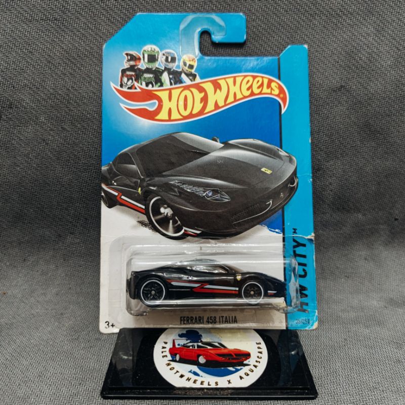 HOTWHEELS FERRARI 458 ITALIA BAD CARD
