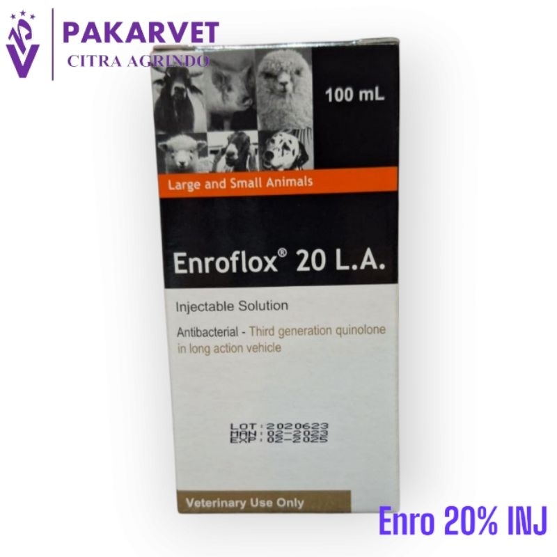 ENROFLOX 20% LA 100ml AGROVETA EXP 2-2025