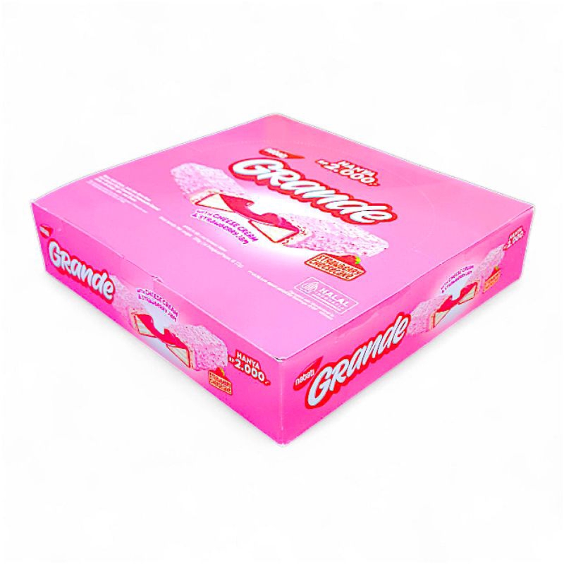

Beli Sekarang Jangan Tunggu Besok: NABATI GRANDE STRAWBERRY 10 x 22 Gram Wafer Salut Krispi Selai Dan Krim Rasa Strawberry Cheesecake Beda Dari Wafer Biasa Mewah Abis
