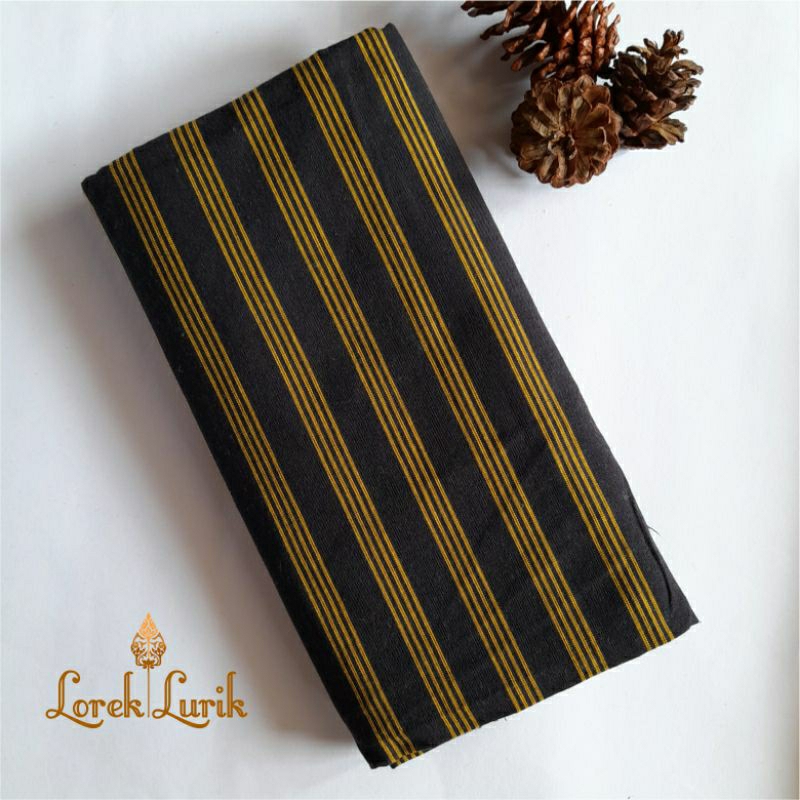 Kain Lurik Kuning / Batik Lurik Kuning Hitam