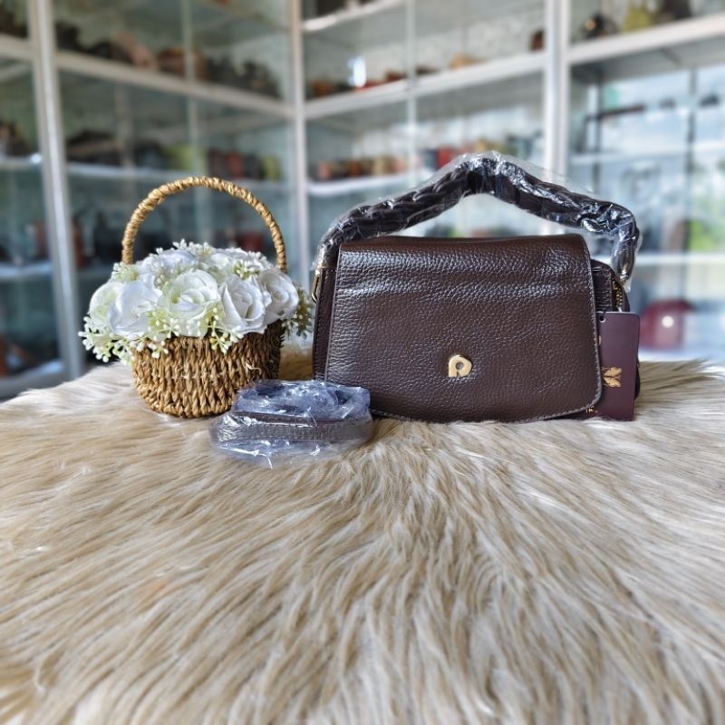 Tas Papillon K3516 polos warna kopi