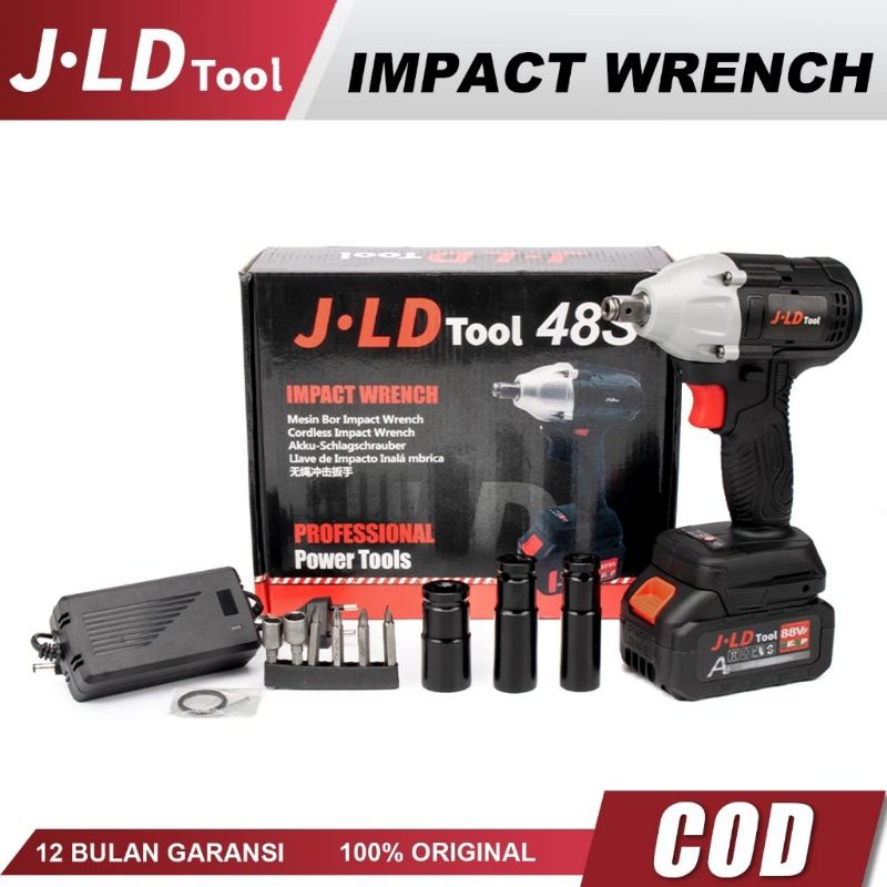 Impact Wrench JLD 350 NM Baterai