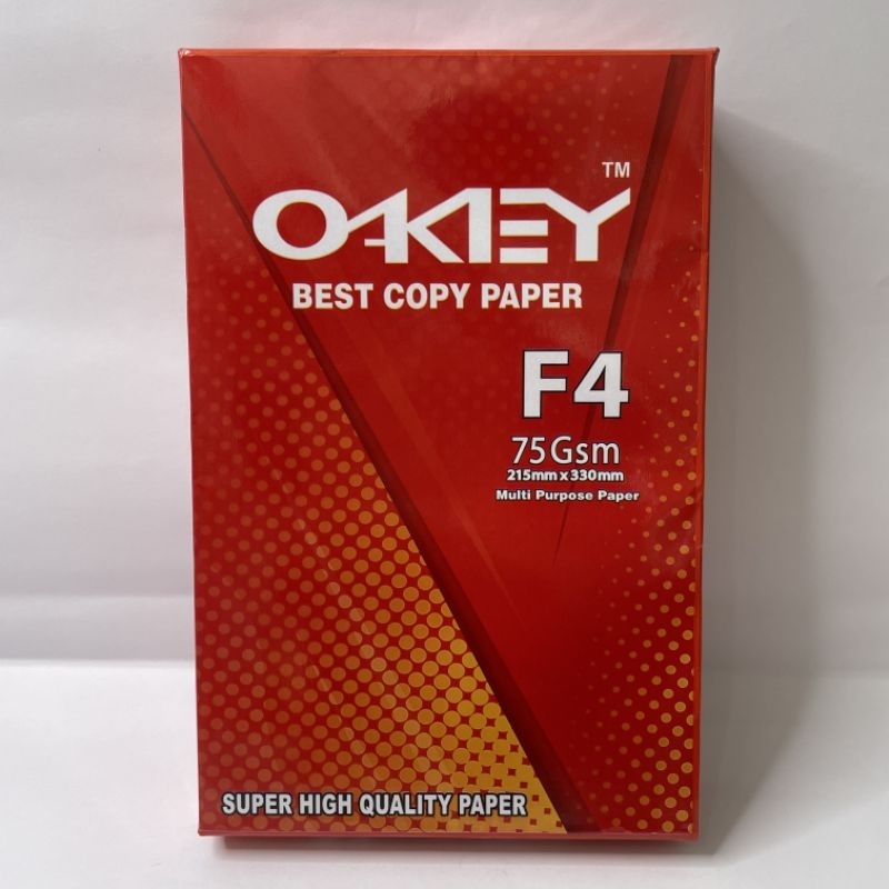 

kertas hvs 1 rim okey F4 75 gsm