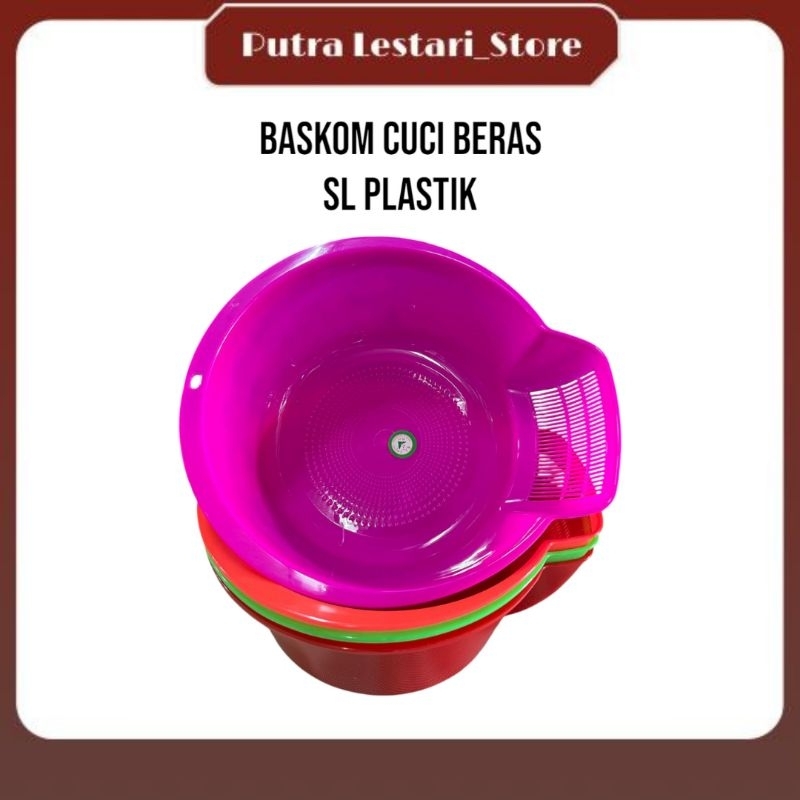 Tempat Cuci Beras Plastik / Baskom Cuci Beras SL Plastic