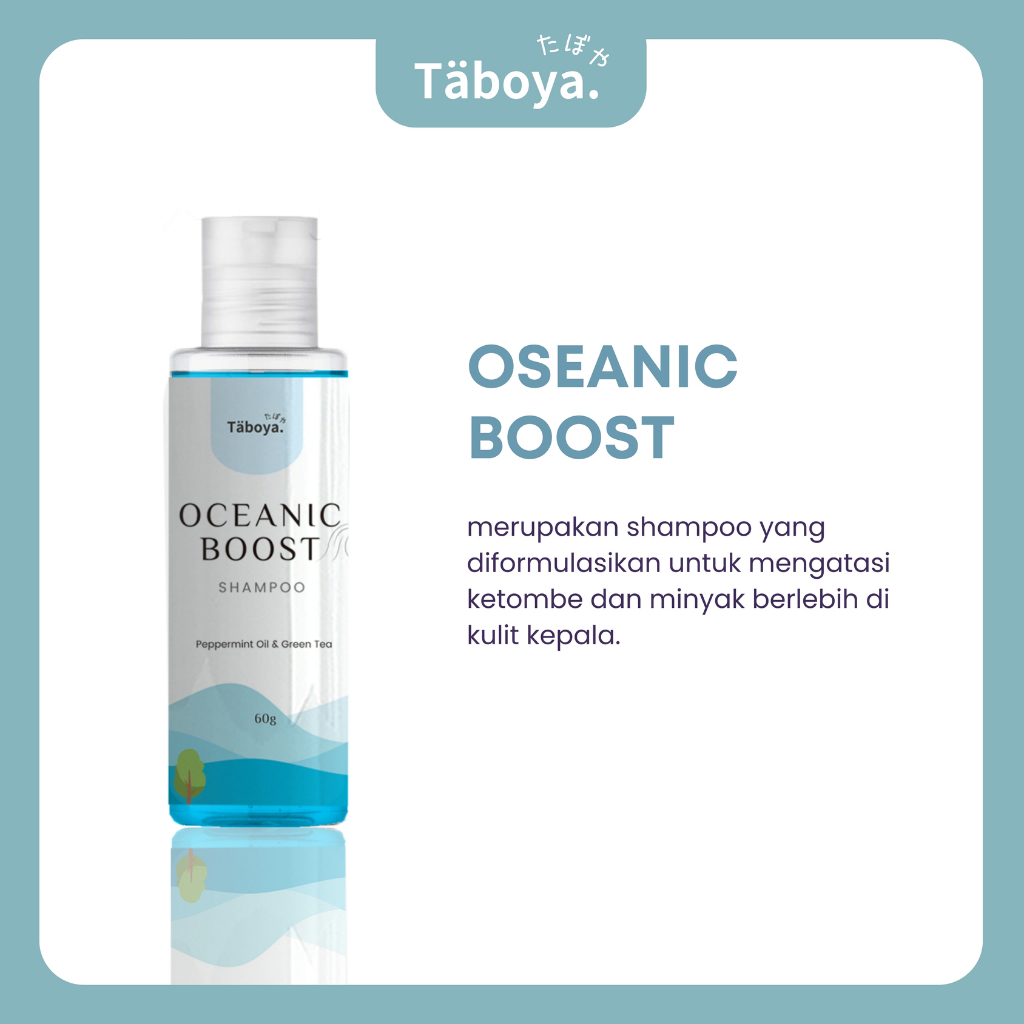 Taboya Shampoo Oceanic - Atasi permasalahan rambut