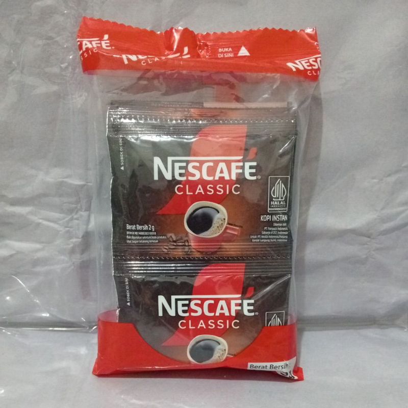 

Nescafe Classic 100% Kopi Murni Isi10