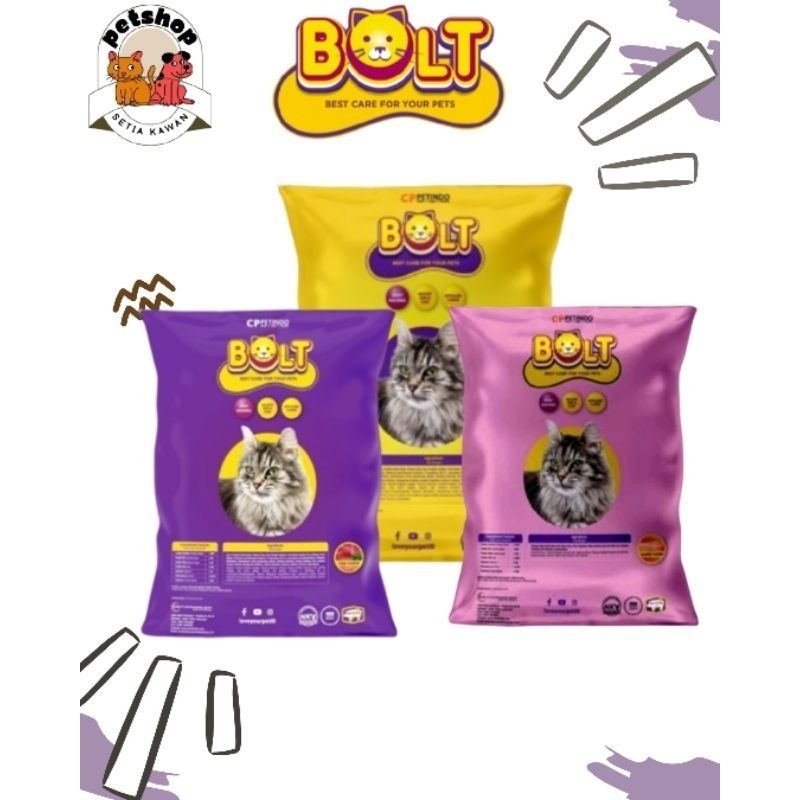 Bolt kucing 800gr/bolt pakan kucing/bolt tuna
