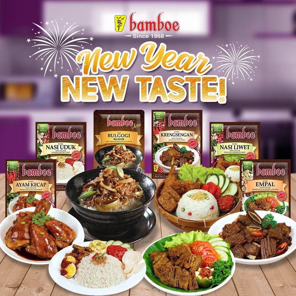 

Bamboe bumbu instan masak rasa kare rendang gule nasi soto ayam goreng opor rawon semur