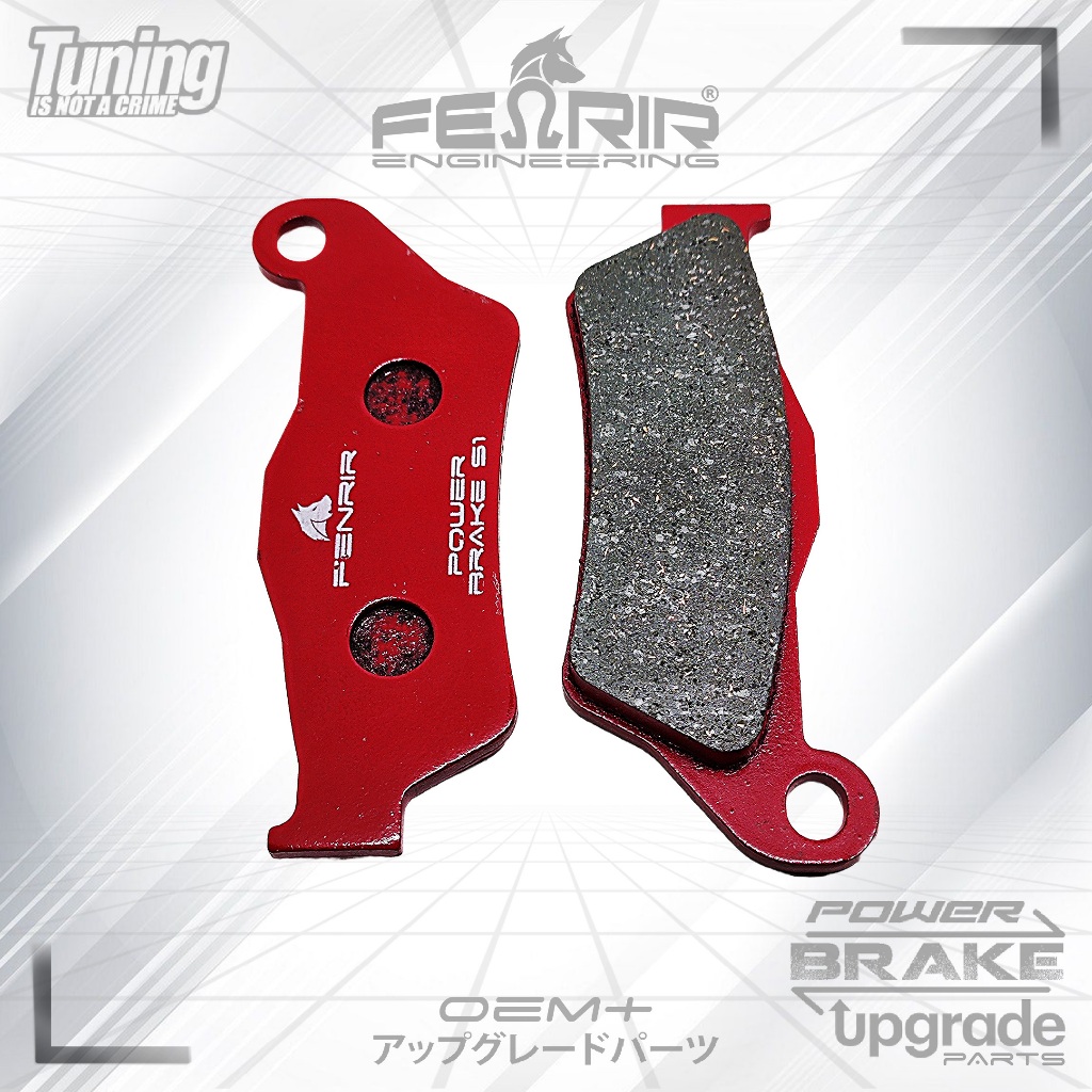 Kampas rem depan KTM trail 250cc. Produk RENRIR Power Brake cocok untuk trabas