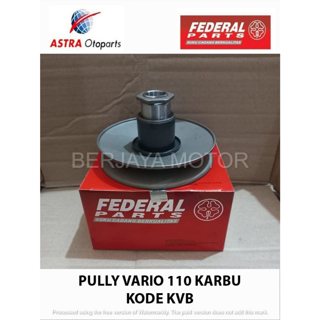 PULLY VARIO 110 TECHNO KARBU KVB FEDERAL ORIGINAL