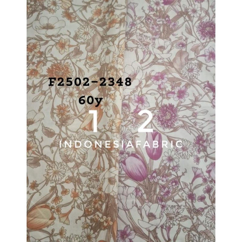 Kain Katun Jepang motif KJ465 tokai senko japan design ori bahan gamis tunik mukena kemeja koko sera