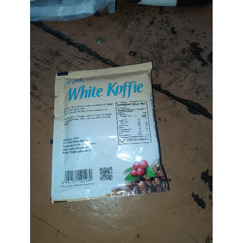 

White Koffie saset
