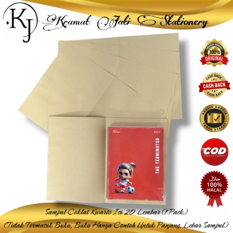 

Sampul Coklat Buku Tulis SIDU/Kwarto Isi 20 Lembar (1 Pack)