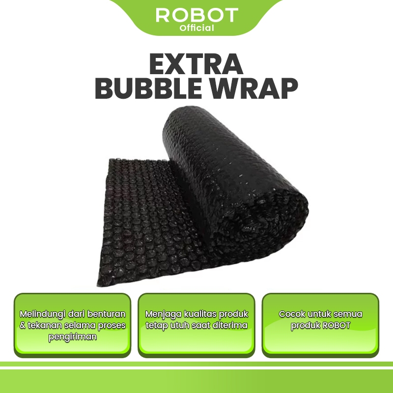

[WAJIB ORDER] EXTRA BUBBLE WRAP Untuk Menambah Proteksi Barang