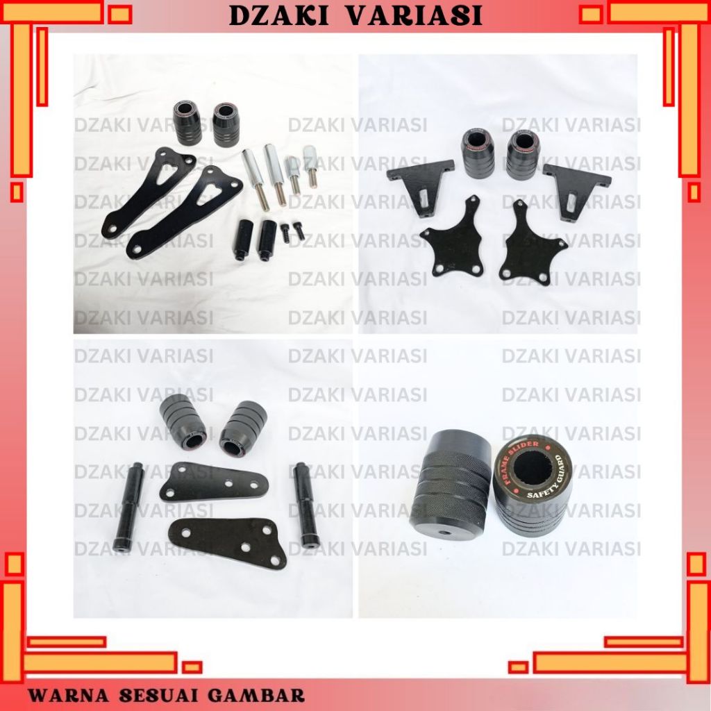 FRAME SLIDER MODEL FERING AGNA R25 CB150R K45 GSX R15 V3 XSR NINJA CRF FRAME SLIDER MODEL FERING AGN