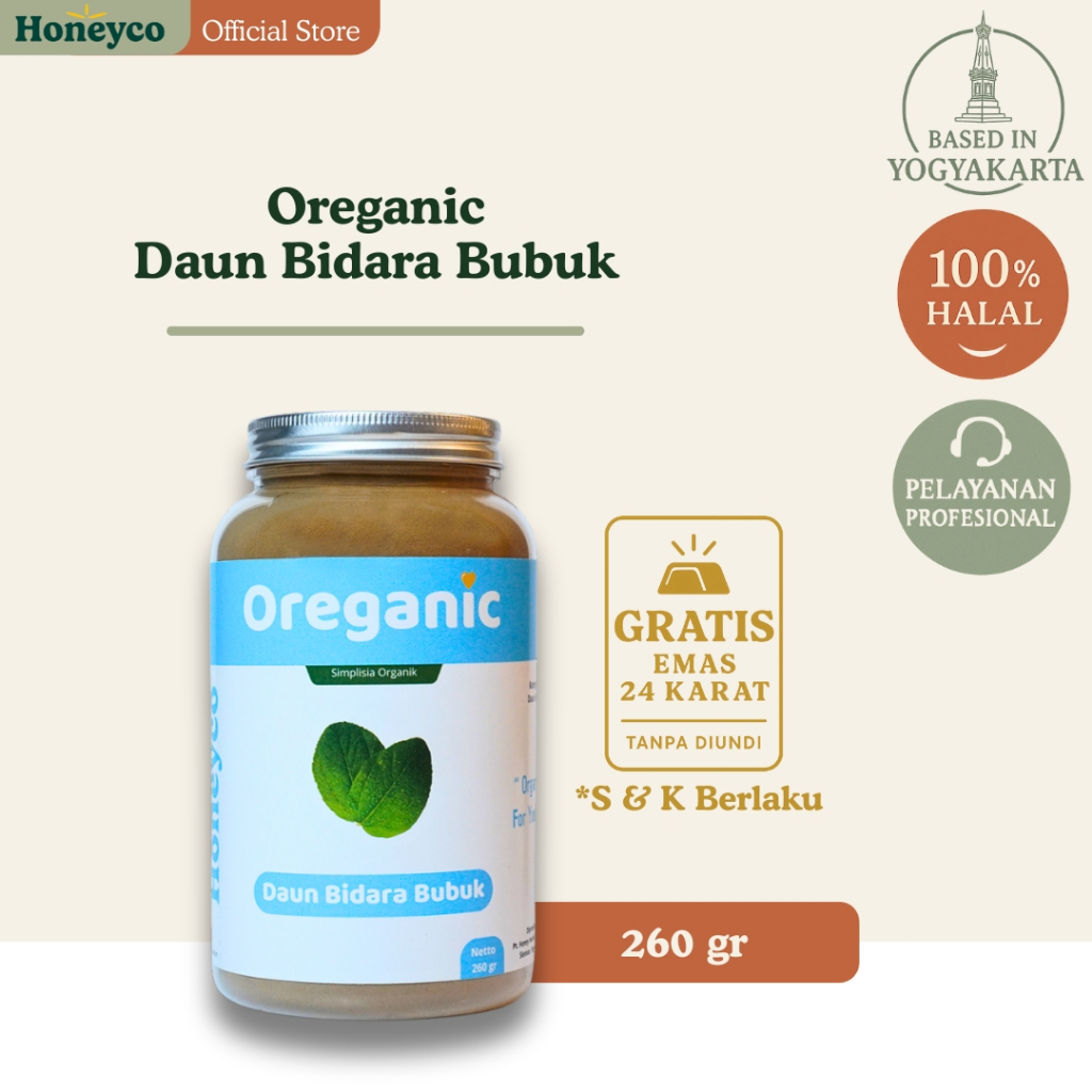 

Oreganic Daun Bidara Bubuk Simplisia Organik - 260gr
