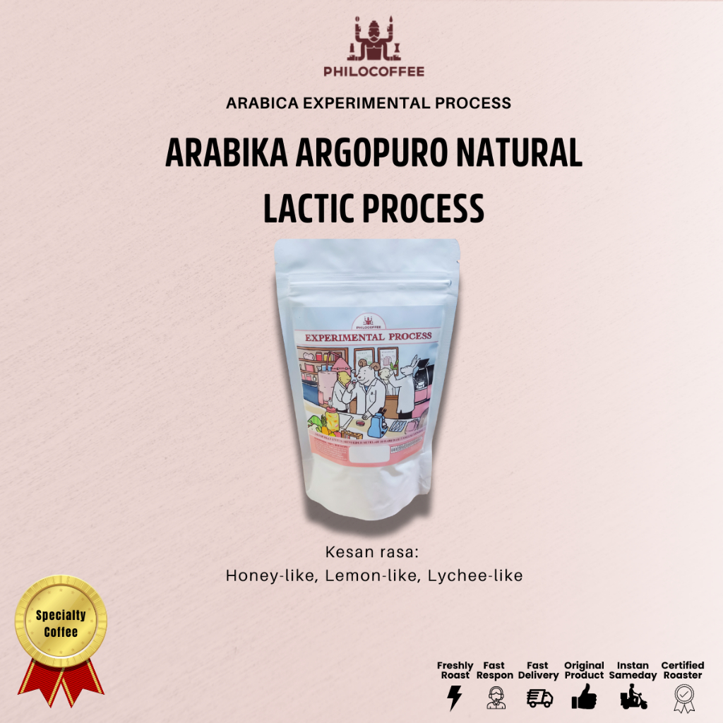 

Biji Kopi Arabika Argopuro Natural Lactic Process 100gr