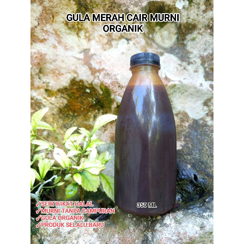 

GULA CAIR ( BROWN SUGAR ) MURNI ORGANIK KEMASAN 350 ML