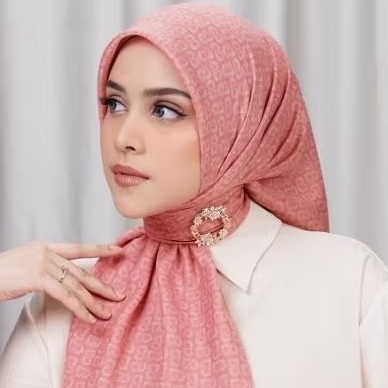 Buttonscarves Tapis de fleur Dusty Rose Jilbab Pink Ready