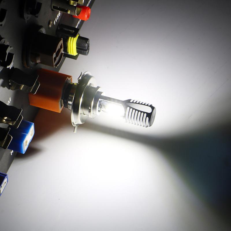 NEW LAMPU DEPAN MOTOR LAMPU LED UTAMA MOTOR H4 H6 SUPER TERANG DEPAN LAMPU AC - DC BOHLAM KUNING